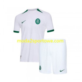 Koszulka Sporting CP Dziecięcy Wyjazdowe Stroje Piłkarskie 2024/25 Krótki Rękaw